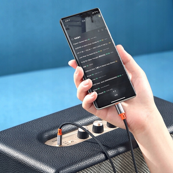 MCDODO KABEL USB C AUX ADAPTER PRZEJŚCIÓWKA MINI JACK 3,5 DO SAMSUNG