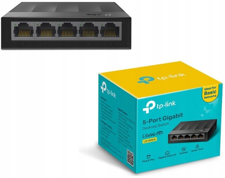 SWITCH TP-LINK LS1005G ENERGOOSZCZĘDNY MINI