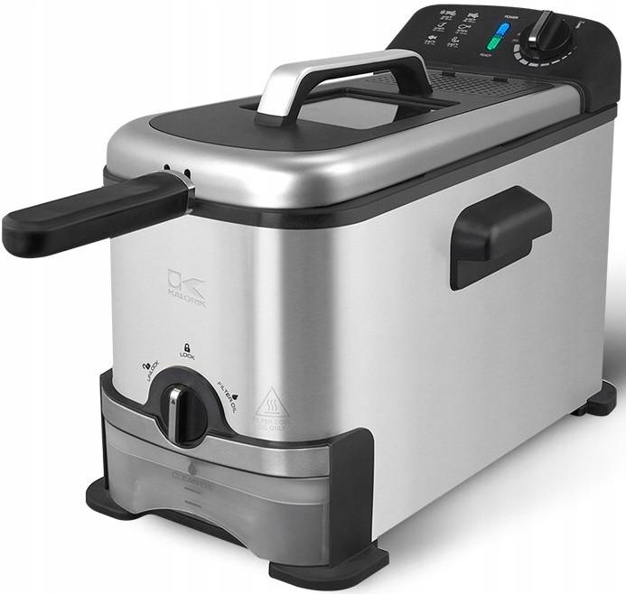 FRYTKOWNICA TRADYCYJNA OLEJOWA 3L FILTR OLEJU FRYTOWNICA TERMOSTAT