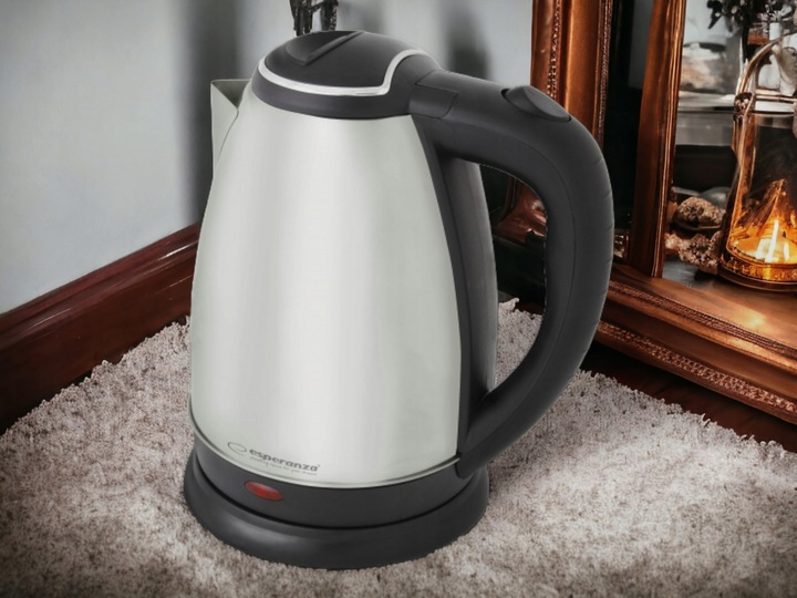 CZAJNIK ELEKTRYCZNY BEZPRZEWODOWY 1,8L 1800W NIERDZEWNA STAL STYLOWY DESIGN