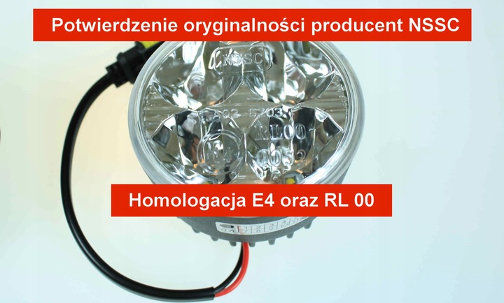 ŚWIATŁA DO JAZDY DZIENNEJ LED DZIENNE OKRĄGŁE DRL 510 HP AMIO 12V / 24V +GR