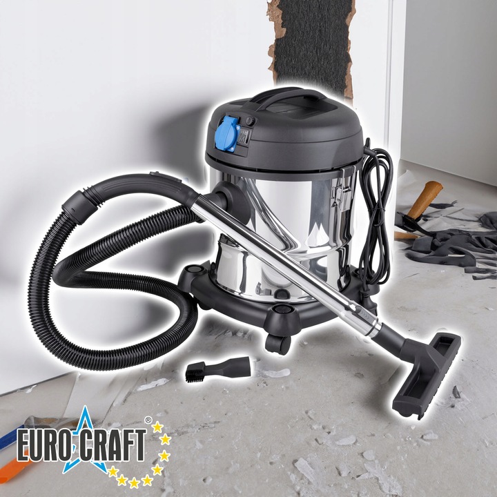 ODKURZACZ PRZEMYSŁOWY MOKRO SUCHO SEPARATOR POPIÓŁ GRUZ GIPS PYŁ MOCNY