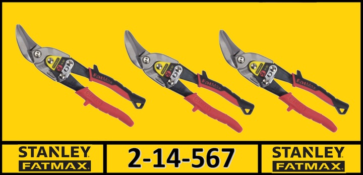 STANLEY FATMAX NOŻYCE DO BLACHY LEWE 2-14-567