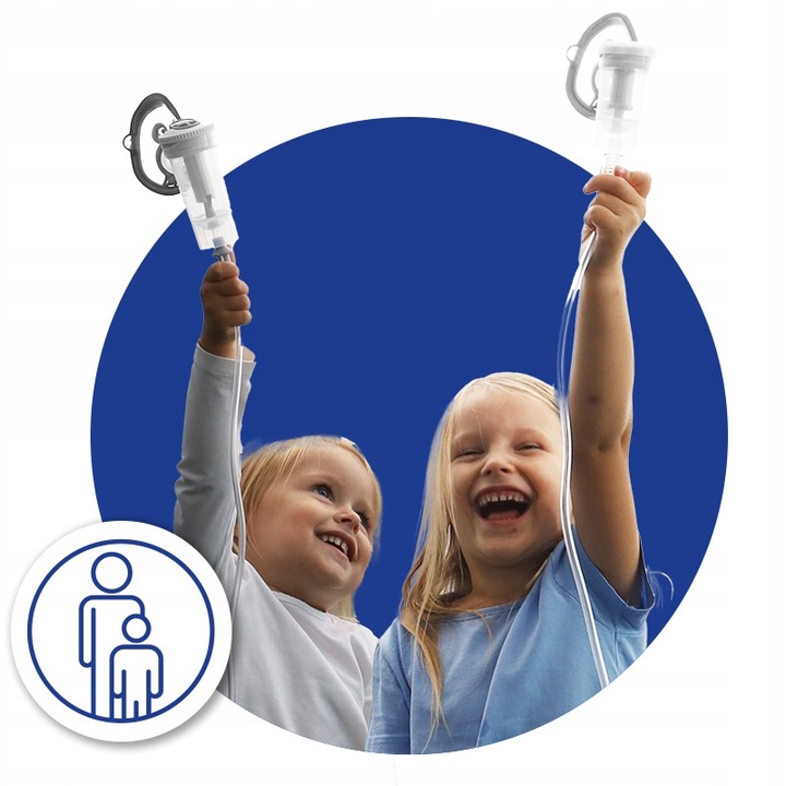 INHALATOR NEBULIZATOR TŁOKOWY DLA DZIECI DOROSŁYCH FLAEM ALPHANEB 4POZIOMY