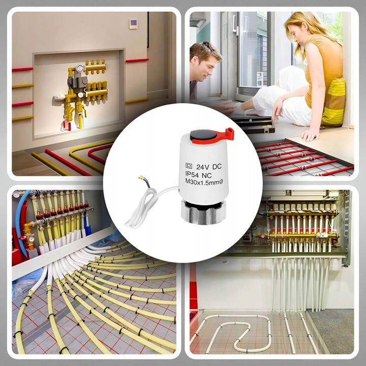 SIŁOWNIK TERMOELEKTRYCZNY DO ROZDZIELACZA ZAWORU M30 x 1.5 24V DC 2