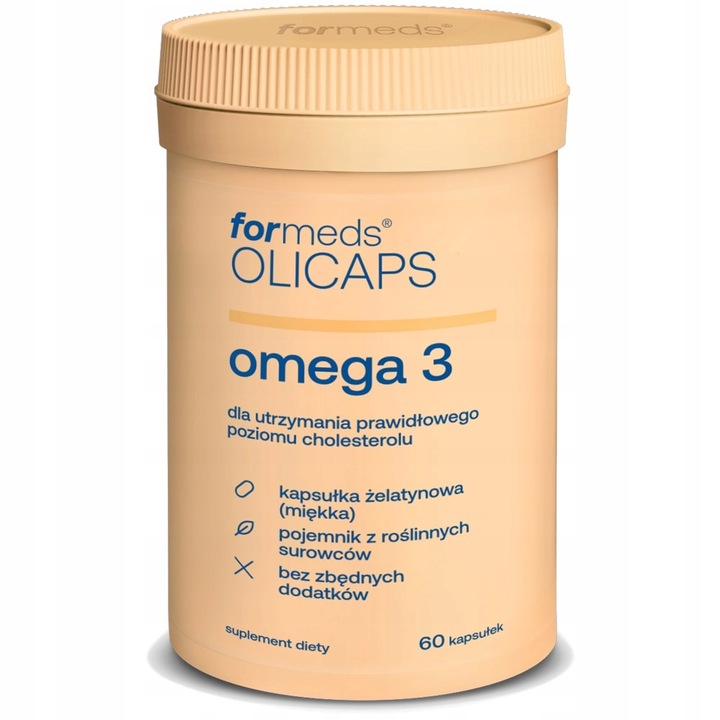 OLICAPS Omega 3 60 kaps. FORMEDS na serce krążenie mózg wzrok olej rybi
