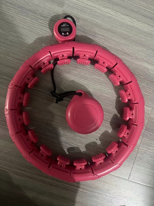 ODCHUDZAJĄCY HULA HOP Z OBCIĄŻENIEM SMART Z LICZNIKIEM I WYPUSTKAMI HULAHOP