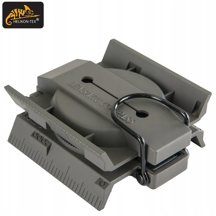 Busola kompas turystyczny wojskowy Helikon Ranger MK2 szary