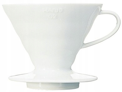 Dripper Hario ceramiczny Drip V60-02 biały