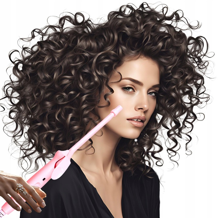 LOKÓWKA do włosów do KRĘCENIA loków szybkie nagrzewanie bez uszkodzeń