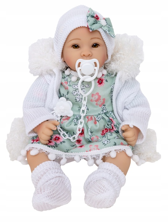 Lalka Bobas JAK ŻYWA INTERAKTYWNA REALISTYCZNA mówi i śpiewa ZESTAW XXL