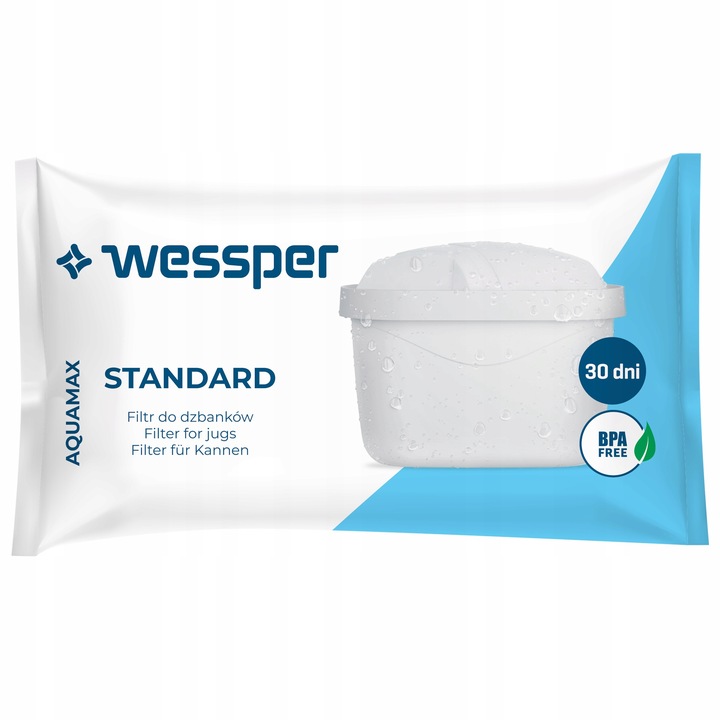 Filtry do wody wkłady Wessper Aquamax do dzbanków Brita Dafi Aquaphor
