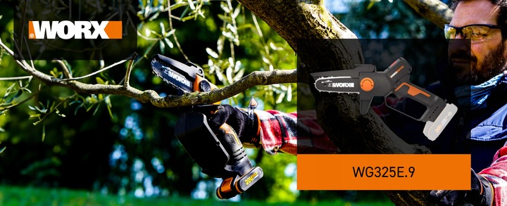 Minipilarka akumulatorowa do gałęzi WORX WG325E.9