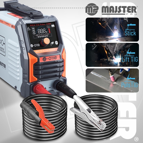 SPAWARKA INWERTOROWA inwerterowa MMA Pulse TIG Lift TIG 330A DIGITAL