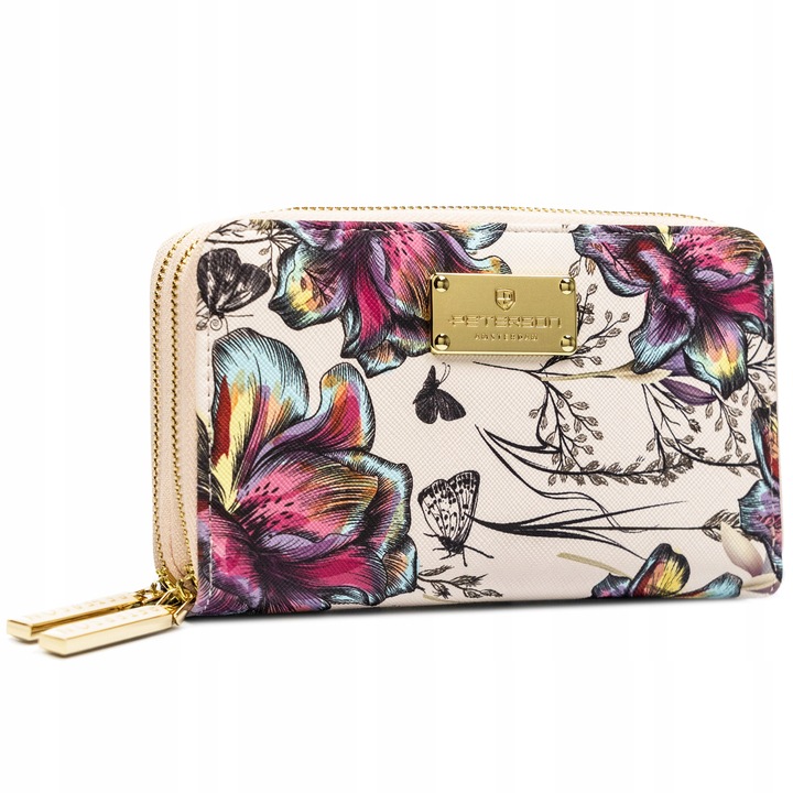 Portfel Peterson z eko skóry damski prezent na dzień matki pojemny z RFID