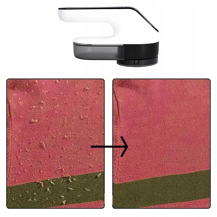 GOLARKA DO UBRAŃ AKUMULATOROWA DO CZYSZCZENIA TAPICERKI SWETRÓW KANAPY