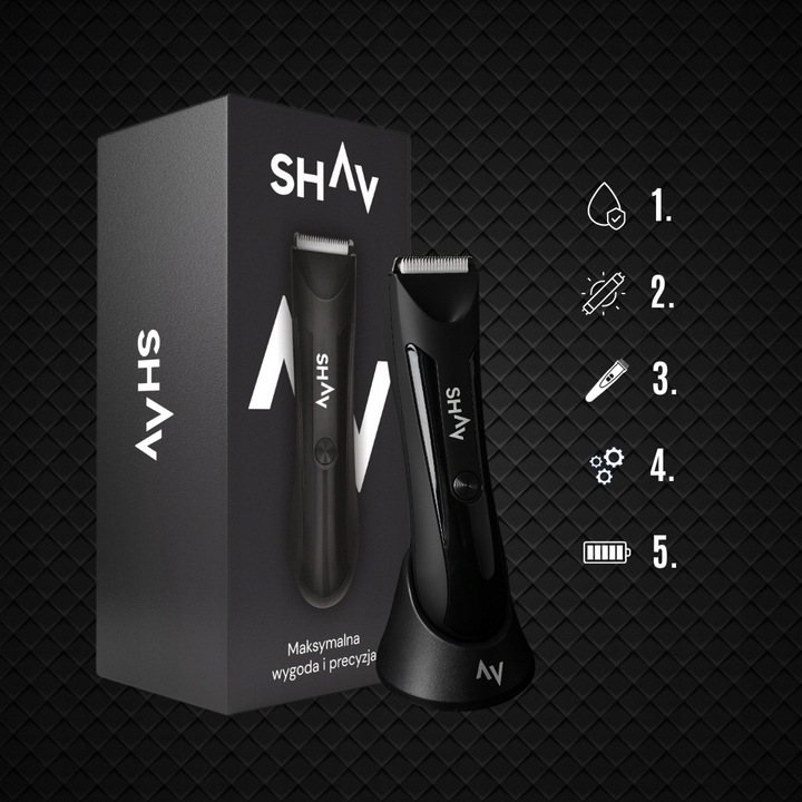 SHAV Maszynka do Strzyżenia Golenia MIEJSC INTYMNYCH Włosów Zarostu