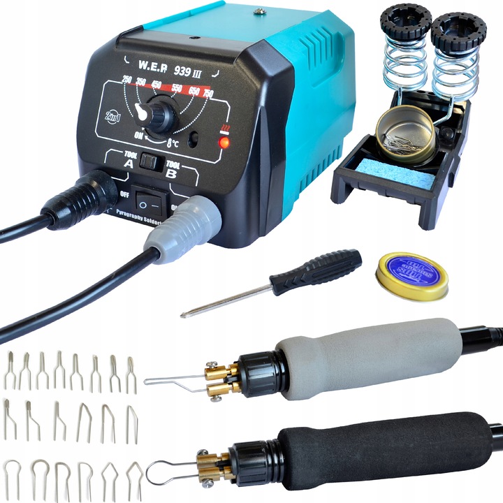 WYPALARKA DO DREWNA SKÓRY PIROGRAF WEP 939-III dwie kolby do szybkiej