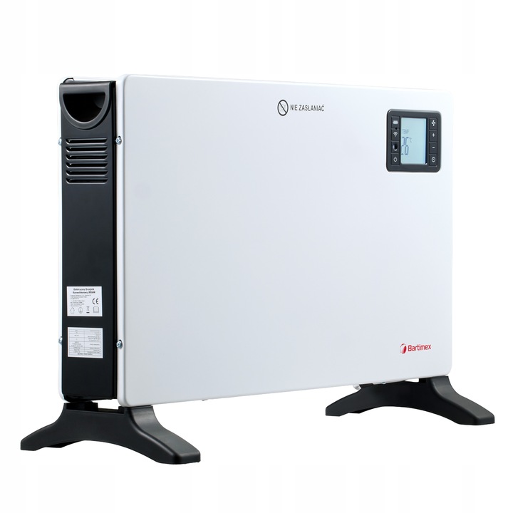 GRZEJNIK ELEKTRYCZNY WiFi KALORYFER KONWEKTOROWY 2000W + PILOT LCD