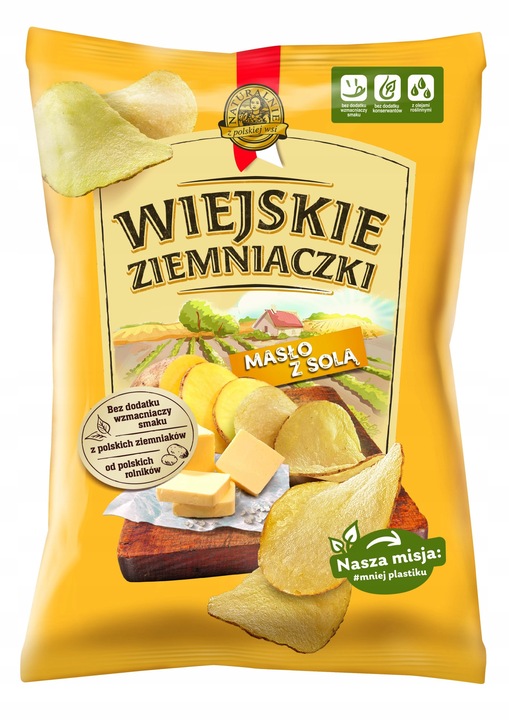 Zestaw Chipsy Wiejskie Ziemniaczki MIX 6+1 Gratis (7x130g)