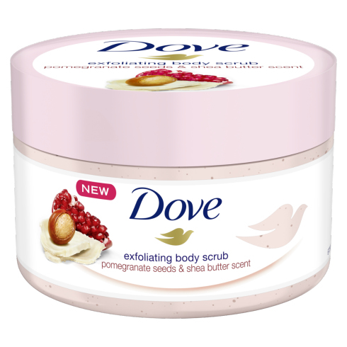 Peeling Do Ciała Dove Exfoliating Body Scrub Granat & Shea Butter 225ml