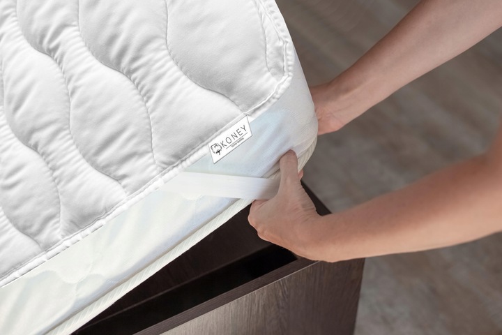 NAKŁADKA NA MATERAC 140x200 GRUBY OCHRANIACZ PIKOWANY TOPPER MATA NA