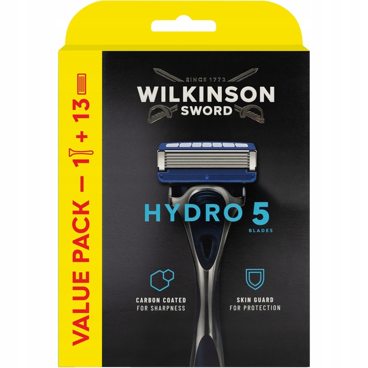 Zestaw do Golenia WILKINSON Hydro 5 Hydrating Gel 13x Wkłady + Rączka