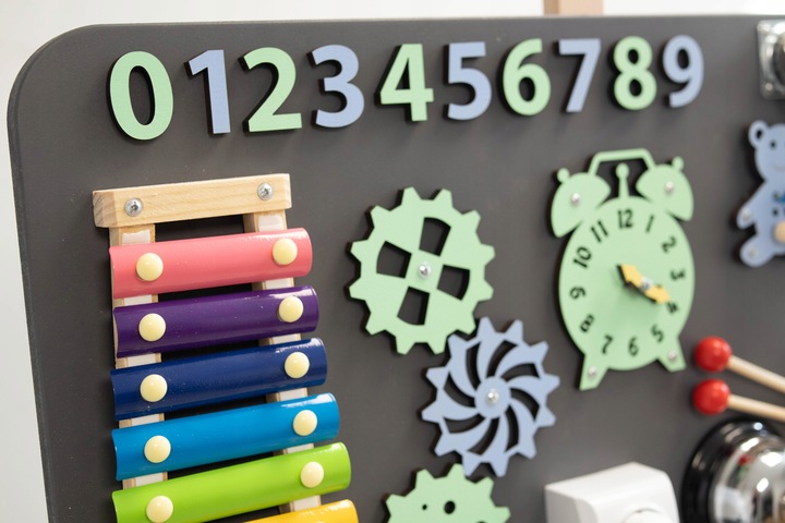 Tablica manipulacyjna sensoryczna Montessori