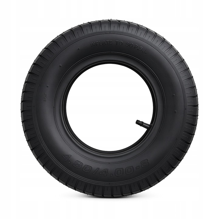 Opona z dętką do koła taczki 4.80/4.00-8 6PR WZMOCNIONA TEMI