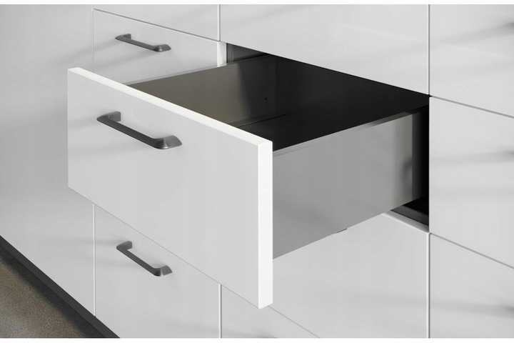 SZUFLADA GTV AXIS PRO 400C1 WYSOKA L400 H167 BIAŁA CICHY DOMYK WYSUW