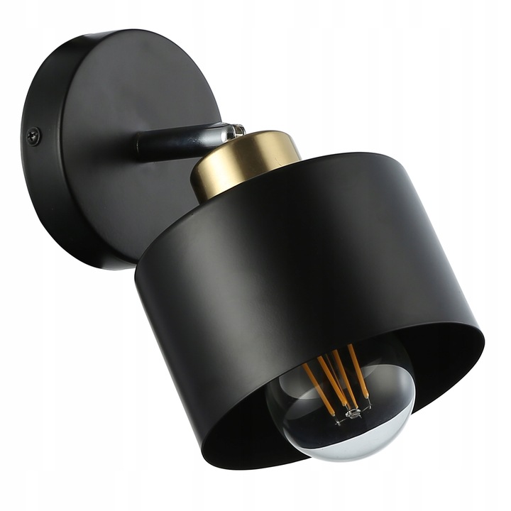 Lampa Ścienna Kinkiet LED E27 LOFT USTAWNA METALOWA