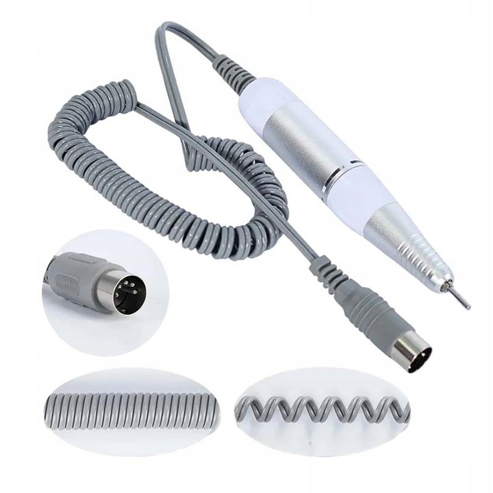 Rączka Prostnica Do Frezarki biało-srebrna Lekka i Cicha 5pin