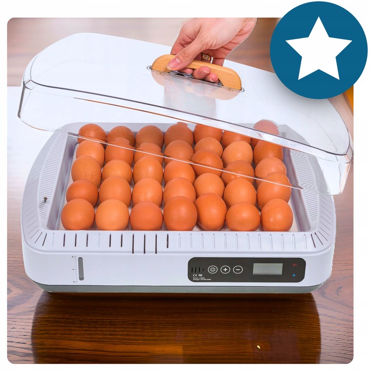 Inkubator Automatyczny do wylęgu 35 jaj Wylęgarka Klujnik do wylęgu Drobiu
