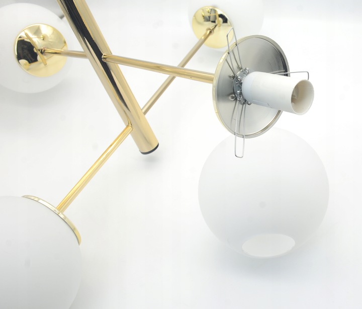 KLOSZ DO LAMPY SUFITOWEJ WISZĄCEJ PODŁOGOWEJ NOCNEJ SZKLANA KULKA E27