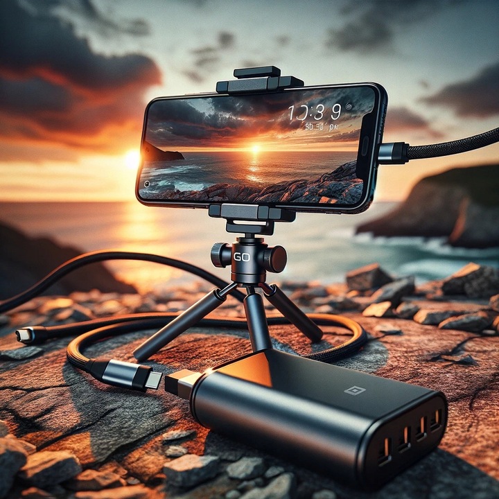 CO2 KABEL USB-C SZYBKIE ŁADOWANIE THUNDERBOLT 3 20GBPS 100W USB TYP C 4K 1M