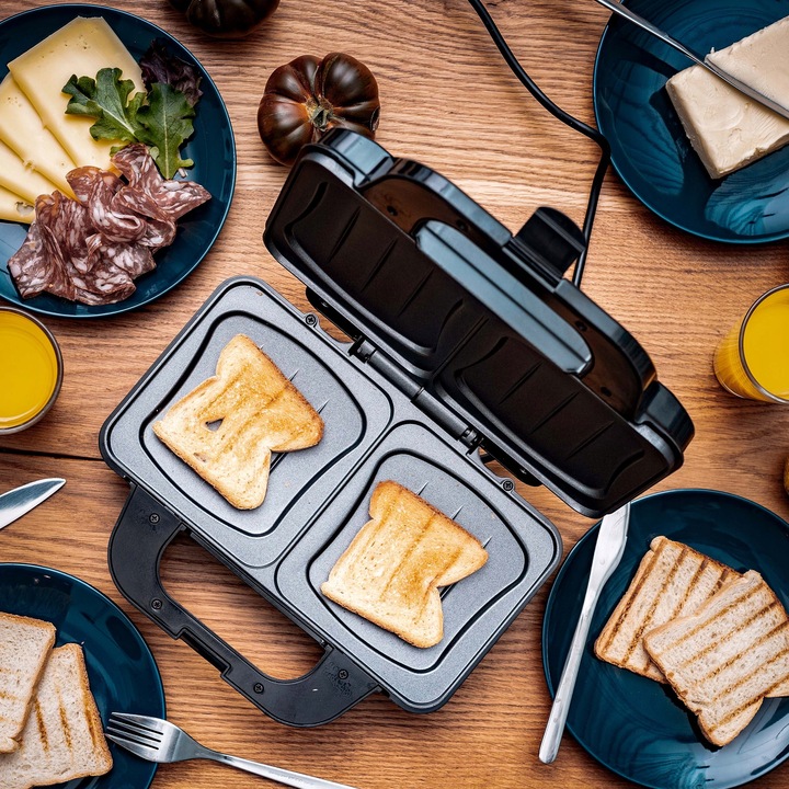 Opiekacz Do Kanapek Tostów XXL Duży Solidny Toster Sandwich 1300W XXL