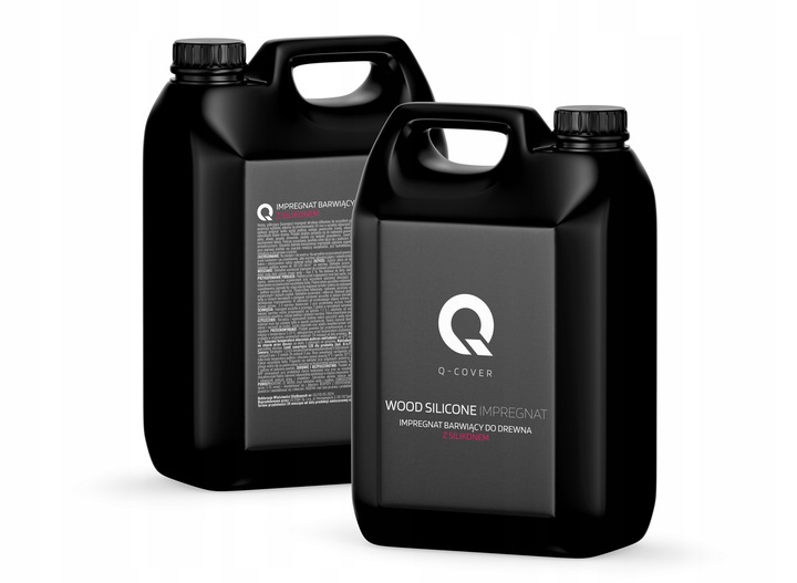IMPREGNAT DO DREWNA BARWIĄCY FARBA Z SILIKONEM 2w1 ALTANA KOLOR CZARNY 5L