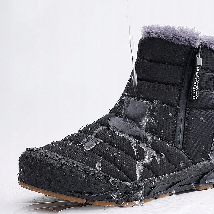 ŚNIEGOWCE MĘSKIE ZIMOWE MODA WODOODPORNE OCIEPLANE ŚNIEGOWCE BUTY R.43