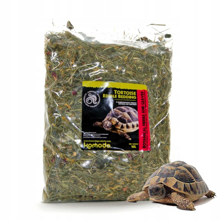 Podłoże naturalne z ziół 10L dla Żółwi Grecki Stepowy Lądowy Lamparci Węże