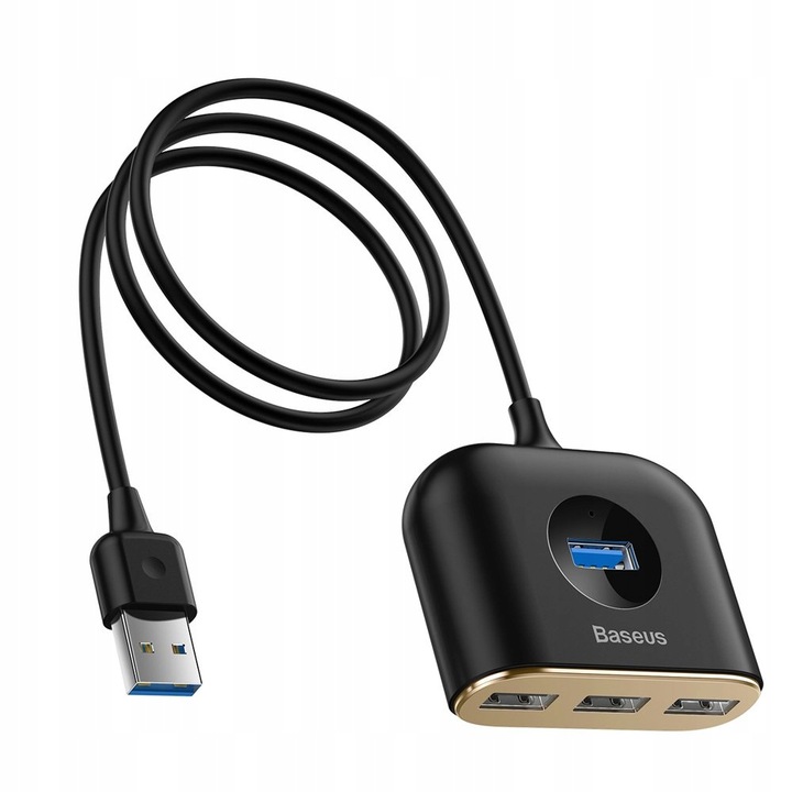 BASEUS 4W1 USB HUB ADAPTER PRZEJŚCIÓWKA KABEL 1M DO LAPTOPA PC