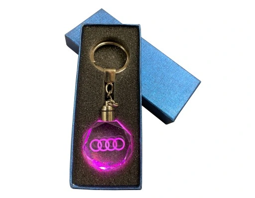 Brelok Led do kluczy AUDI Kryształ Świecący