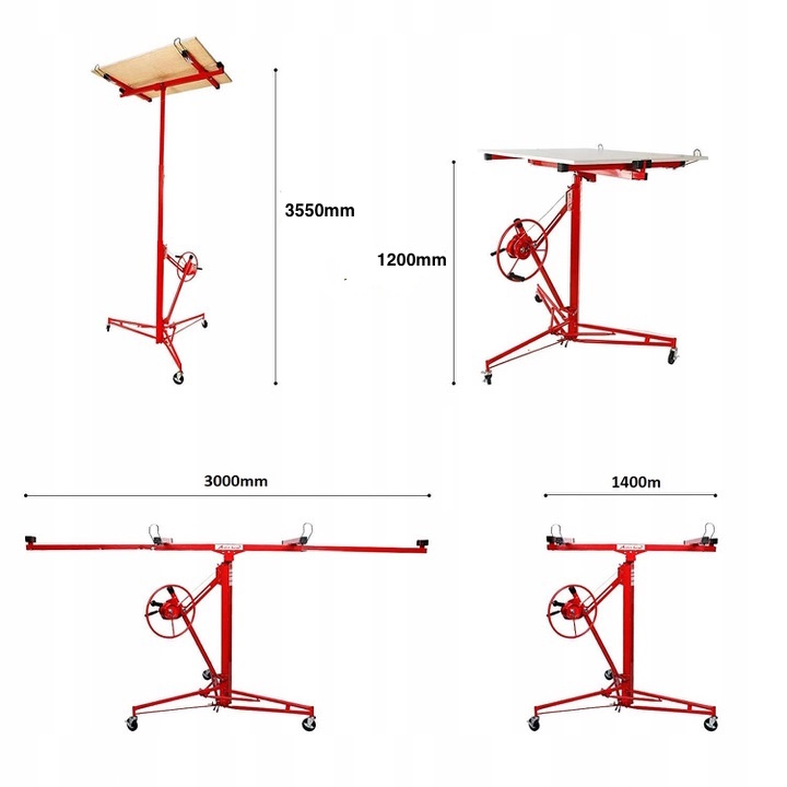 PODNOŚNIK DO PŁYT KARTONOWYCH REGIPS GIPSOWYCH3,55