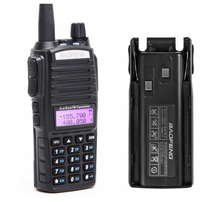 4x KRÓTKOFALÓWKA MOCNA WALKIE TALKIE BAOFENG UV-82 5W PMR RADIOTELEFON