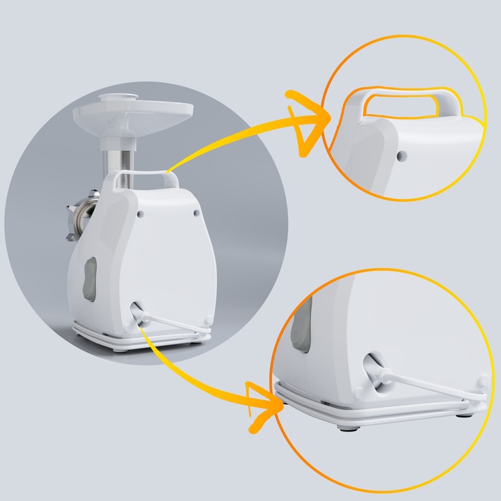 MASZYNKA DO MIELENIA MIĘSA SMAPP Z SZATKOWNICA 2200W MOCNA