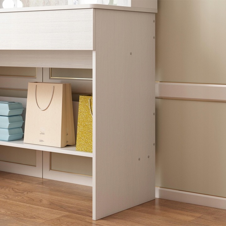 TOALETKA KOSMETYCZNA MAKIJAŻU WIZAŻU Z LUSTREM LED LOFT NOWOCZESNA 110