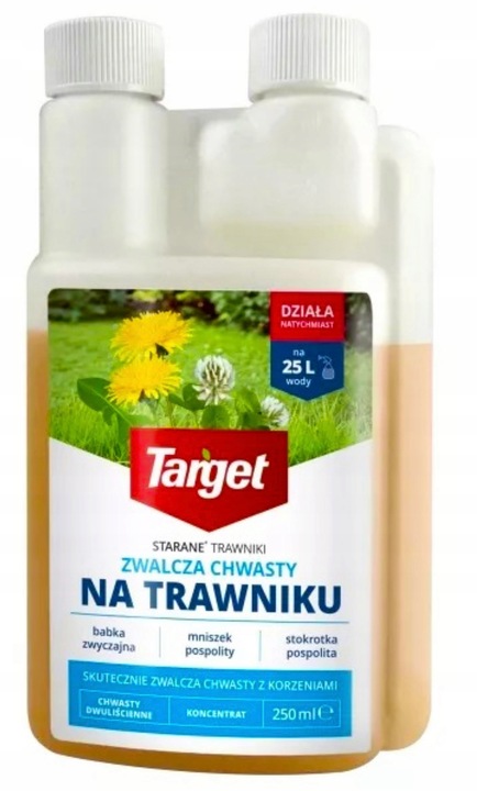 STARANE TRAWNIKI 250 ML TARGET ZWALCZA CHWASTY NA TRAWNIKU