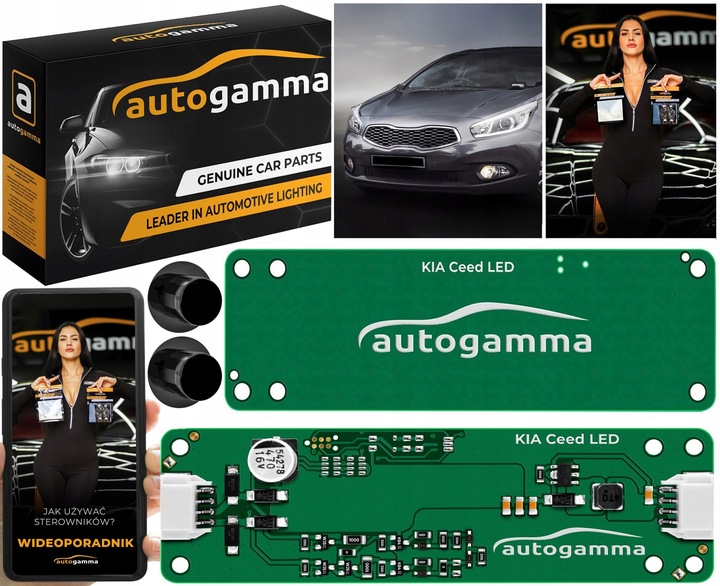 Sterownik Driver LED DRL KIA Ceed JD - Naprawa lampy reflektora przedniego