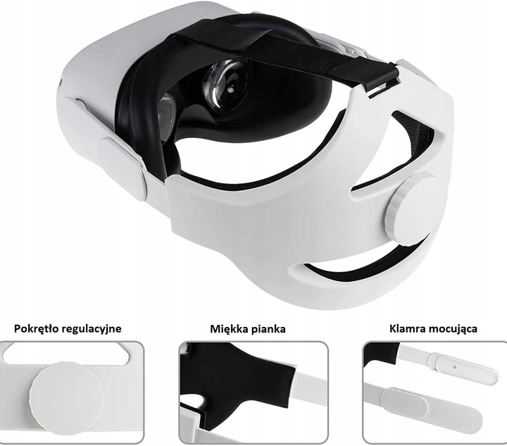 KIWI Quest 2 Pasek Do Gogli Strap Pasek na głowę