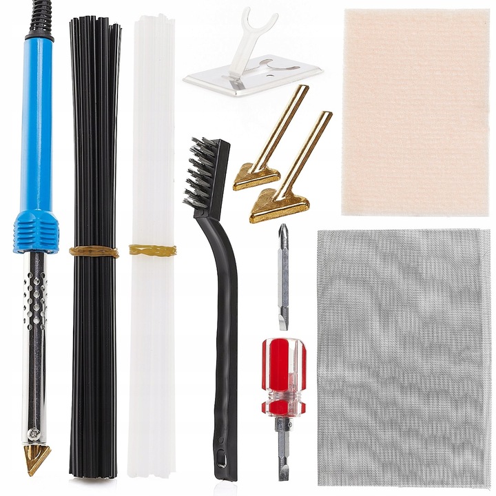 ZESTAW DO NAPRAWY ZDERZAKÓW ELEMENTÓW PLASTIKOWYCH ZSZYWACZ ZSZYWKI