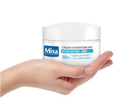 Nawilżający Krem Do Twarzy Mixa Hyalurogel Z Kwasem Hialuronowym 50ml